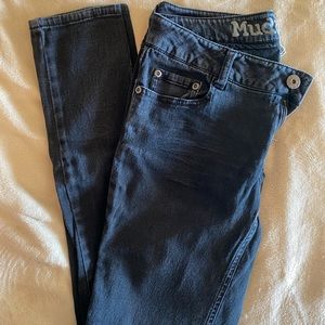 Mudd Skinny Jeans, Black, Size 7 (Juniors)